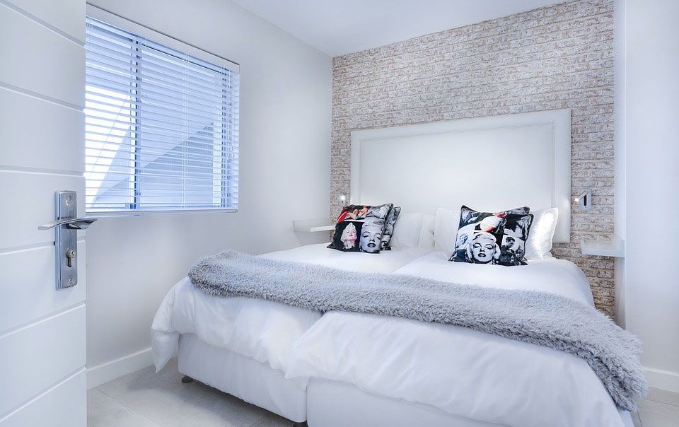 Casino hotel signature suite bed